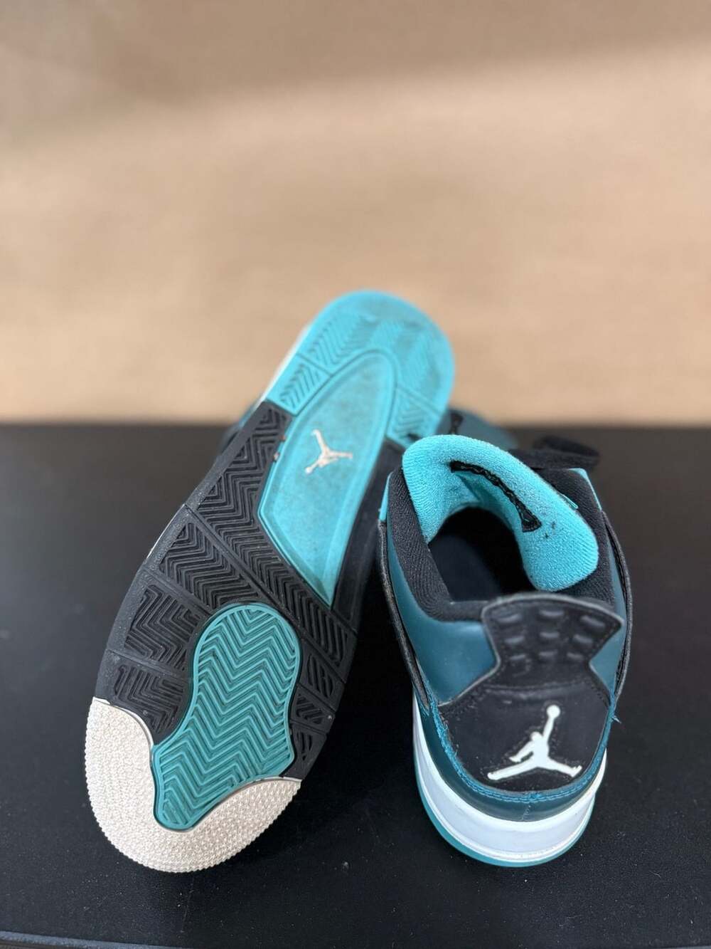 Nike Air Jordan 4 Retro GS Teal - Picture 4 of 5